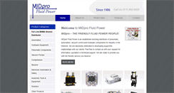 Desktop Screenshot of midprofluidpower.com