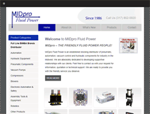 Tablet Screenshot of midprofluidpower.com